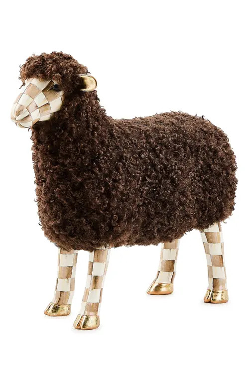 MACKENZIE CHILDS Extra Small Bouclé Sheep in Mocha at Nordstrom | Nordstrom