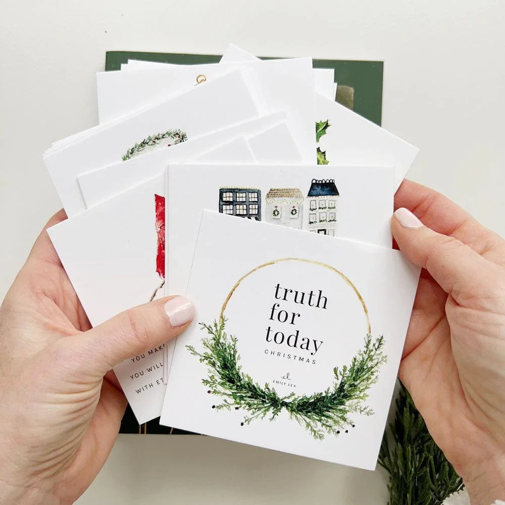 christmas truth for today cards | Emily Lex Studio