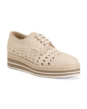 Leather Piknik Woven Sneakers for Women | Leather/Man-Made Sole | Marshalls
