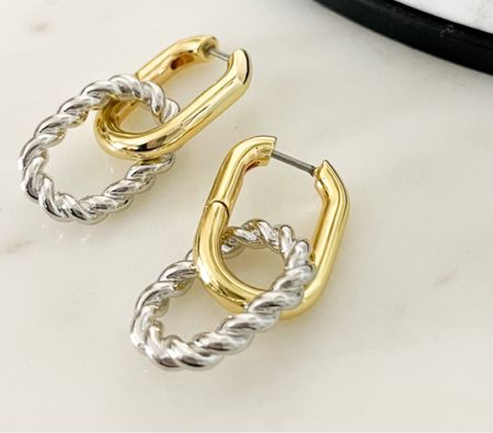 Obsessed with these two tone earrings from Ana Luise! They are available in all gold or all silver as well! Plus, they are currently on sale! 



#LTKGiftGuide #LTKfindsunder100 #LTKMostLoved