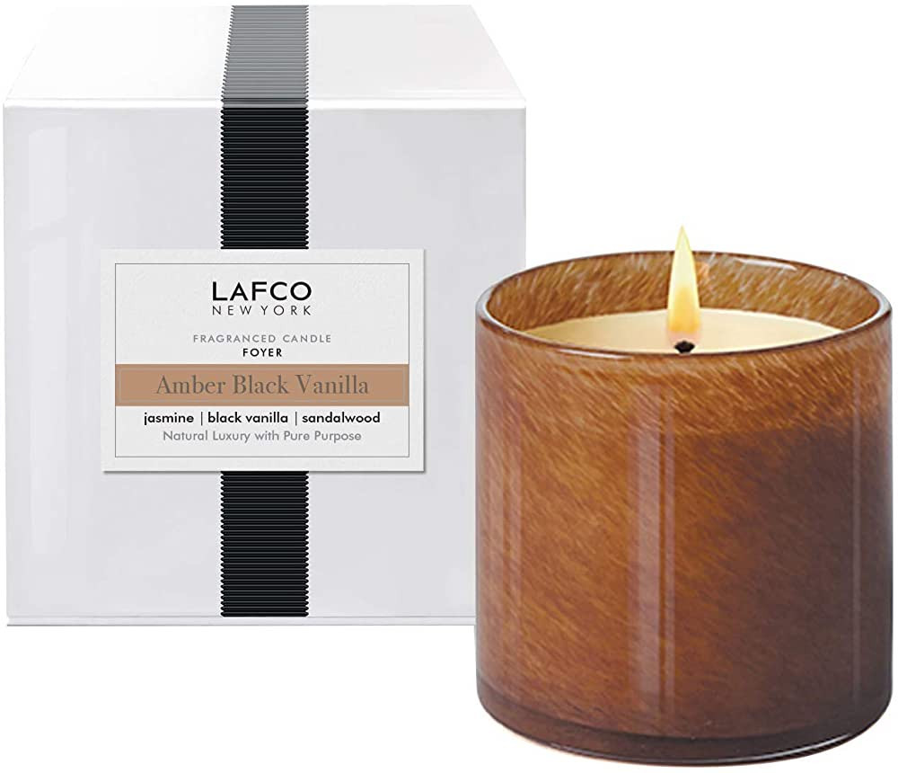 LAFCO NEW YORK – Signature Scented Candle in Foyer Amber Black Vanilla with Hints of Jasmine, B... | Amazon (US)