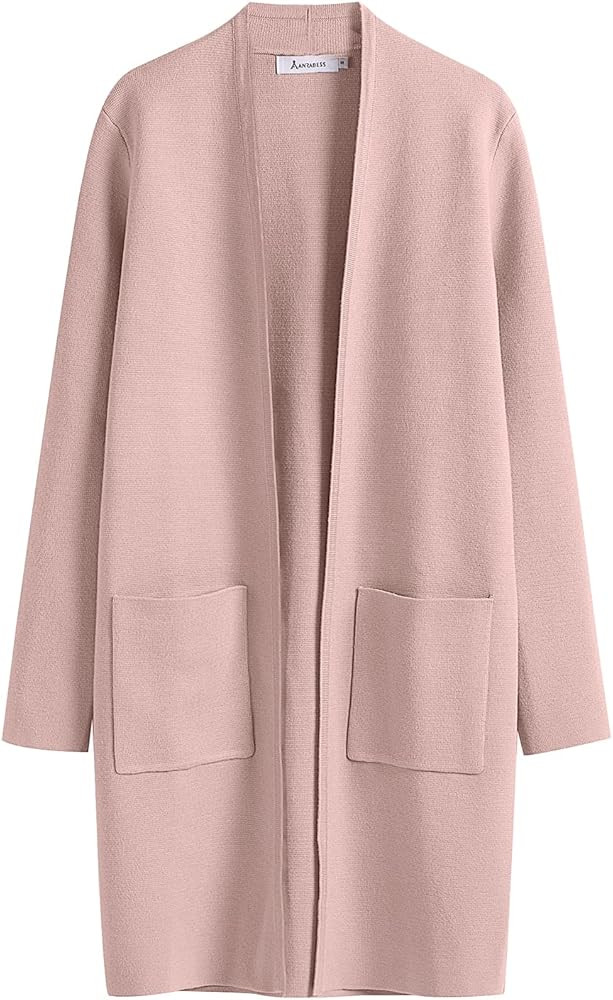 ANRABESS Cardigan Sweater for Women Casual 2023 Fall Winter Fashion Coat Long Sleeve Open Front K... | Amazon (US)