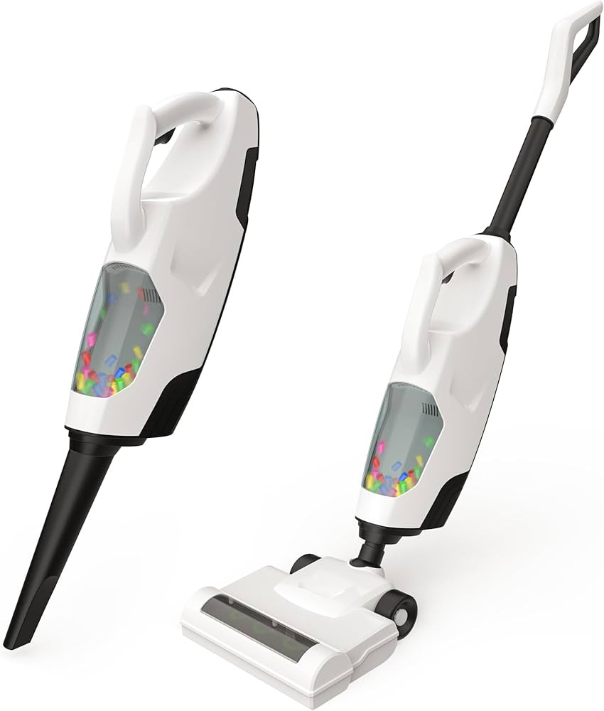 Kids Vacuum That Really Works - Toddler Toy Vacuum with 2 Replaceable Nozzles, Sound and Ball Pop... | Amazon (US)