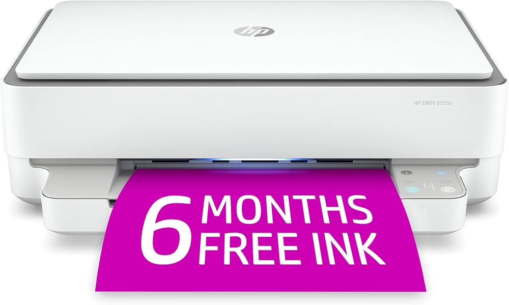 HP ENVY 6055e All-in-One Wireless Color Printer, with bonus 6 months free Instant Ink (223N1A) | Amazon (US)