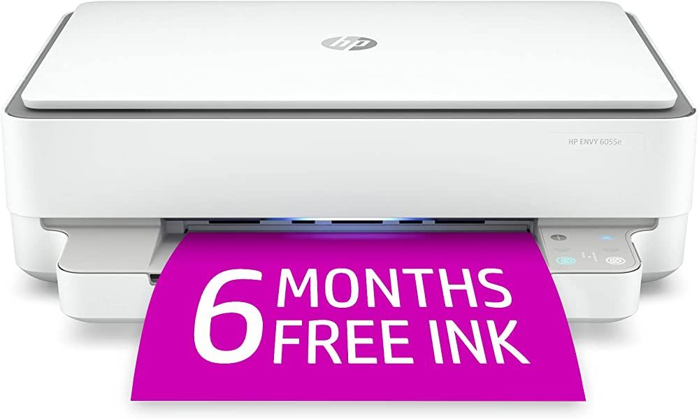 HP ENVY 6055e All-in-One Wireless Color Printer, with bonus 6 months free Instant Ink (223N1A) | Amazon (US)