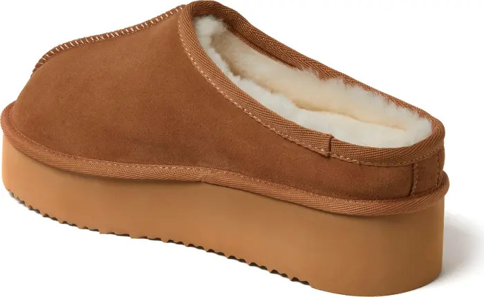Fireside Queenstown Genuine Shearling Platform Clog Slipper (Women) | Nordstrom