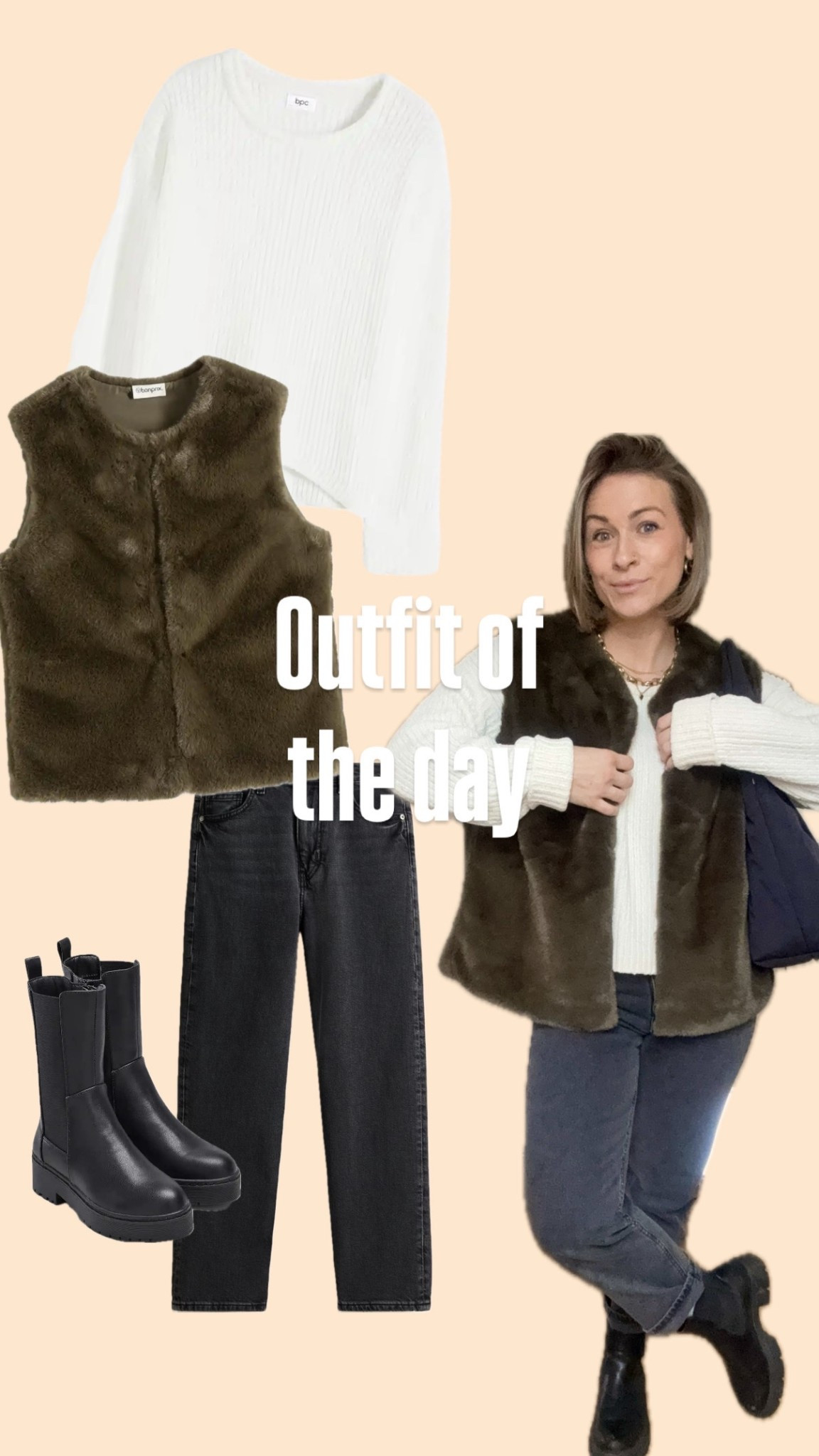 Outfit von heute ❤️
#weste #warm #winterlook #winteroutfit #chenille #chenillepullover #teddyweste #boots #chelseaboots 

#LTKdeutschland #LTKwinter #LTKstyletip