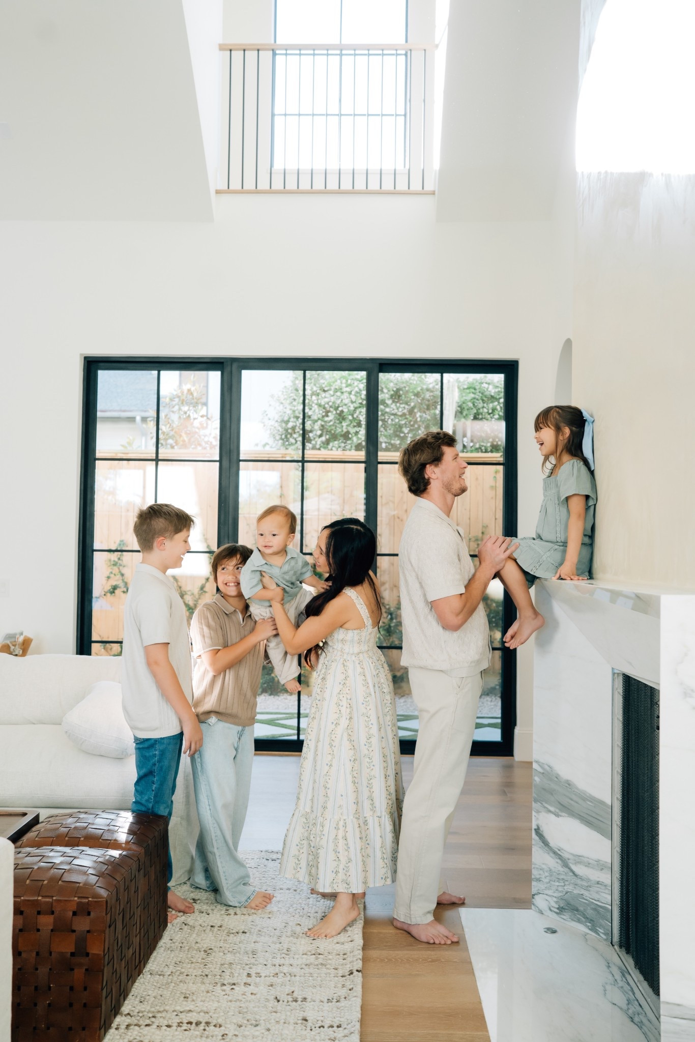 What we wore for our spring  family photos @abercrombie @abercrombiekids 