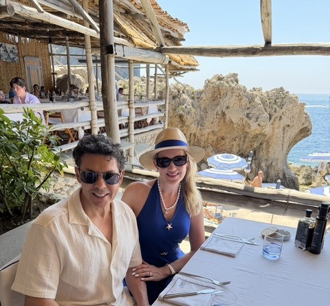 Lunch with a view at the iconic La Fontelina 🇮🇹💙

Perched beside Capri’s famous Faraglioni rock formations, this legendary beach club is one of the island’s most sought-after lunch spots—and every bit as magical as you imagine. ✨ From the sparkling turquoise water to the unforgettable coastal views, it was the perfect place to spend an afternoon in Capri.

Shop my entire lunch look and all of my Capri outfits on LTK. 🤍✨

Save this for your Capri travel bucket list and comment CAPRI if you'd like the links to shop this look. 🍋🇮🇹

#CapriItaly #LaFontelina #CapriStyle #ItalianSummer #AmalfiCoastTravel #LuxuryTravel #LTKStyle #ResortWear #EuropeanSummer #AleshaNicoleCollection 🤍✨ 

 #LTKootd #LTKOver40 #LTKTravel