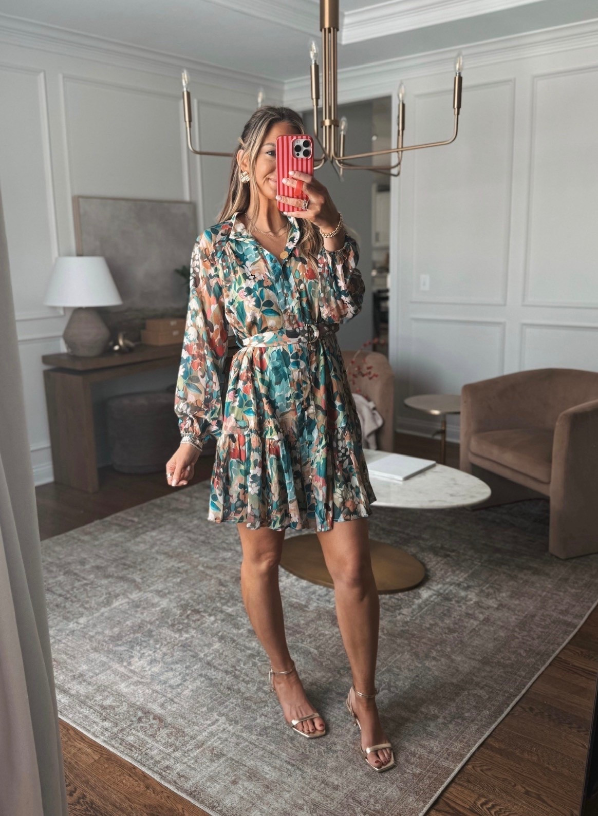 I just Love this long-sleeve floral print spring dress!!  

#LTKWedding #LTKValentine #LTKTall