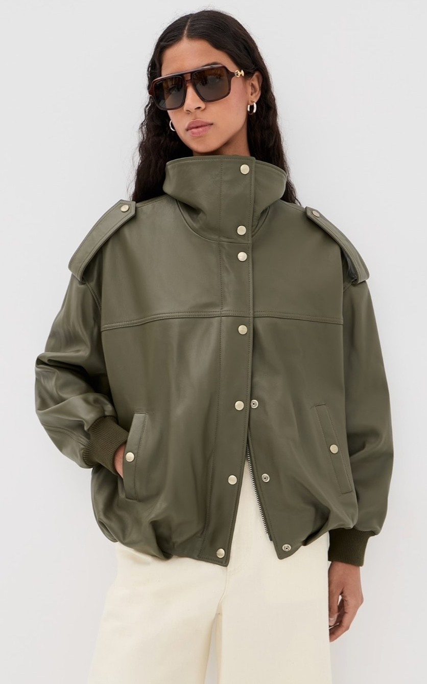 Leather Bomber 💣

#LTKSeasonal #LTKootd #LTKTravel