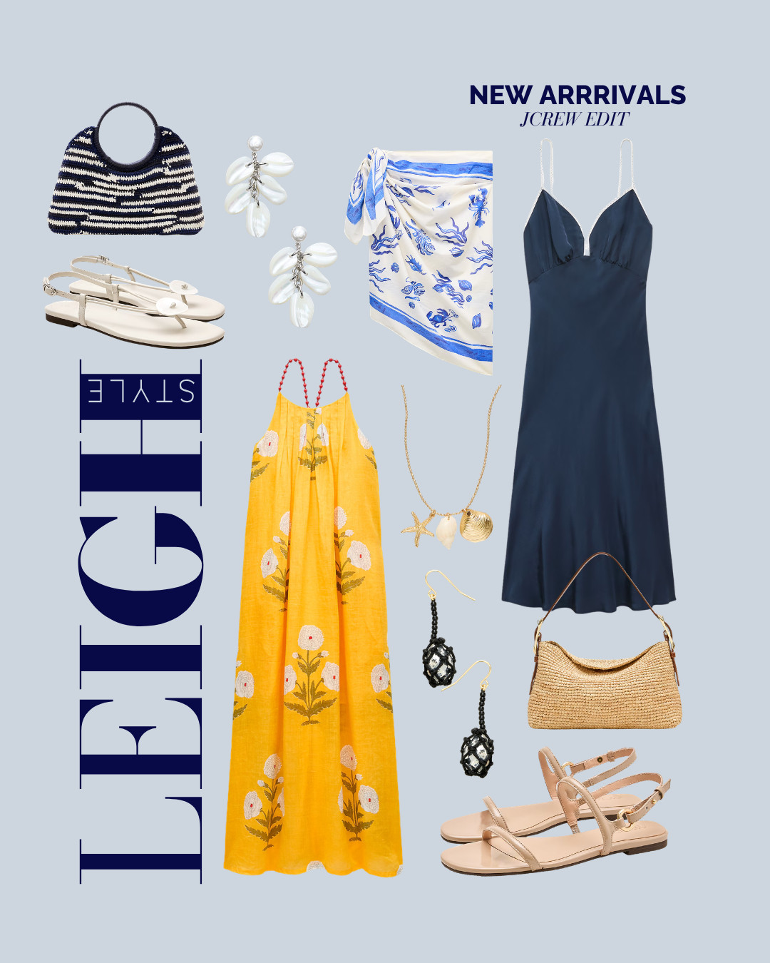 Refresh your summer wardrobe with these stunning new arrivals.

#JCrewNewArrivals #SummerStyle #ChicOutfits #CoastalAesthetic #LeighStyle 

 #LTKootd #LTKBeauty