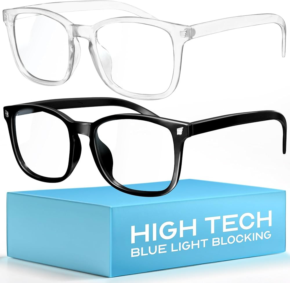 livho High Tech Blue Light Glasses - Advanced 99% Blue Light Blocking Computer Glasses - Anti Eye... | Amazon (US)