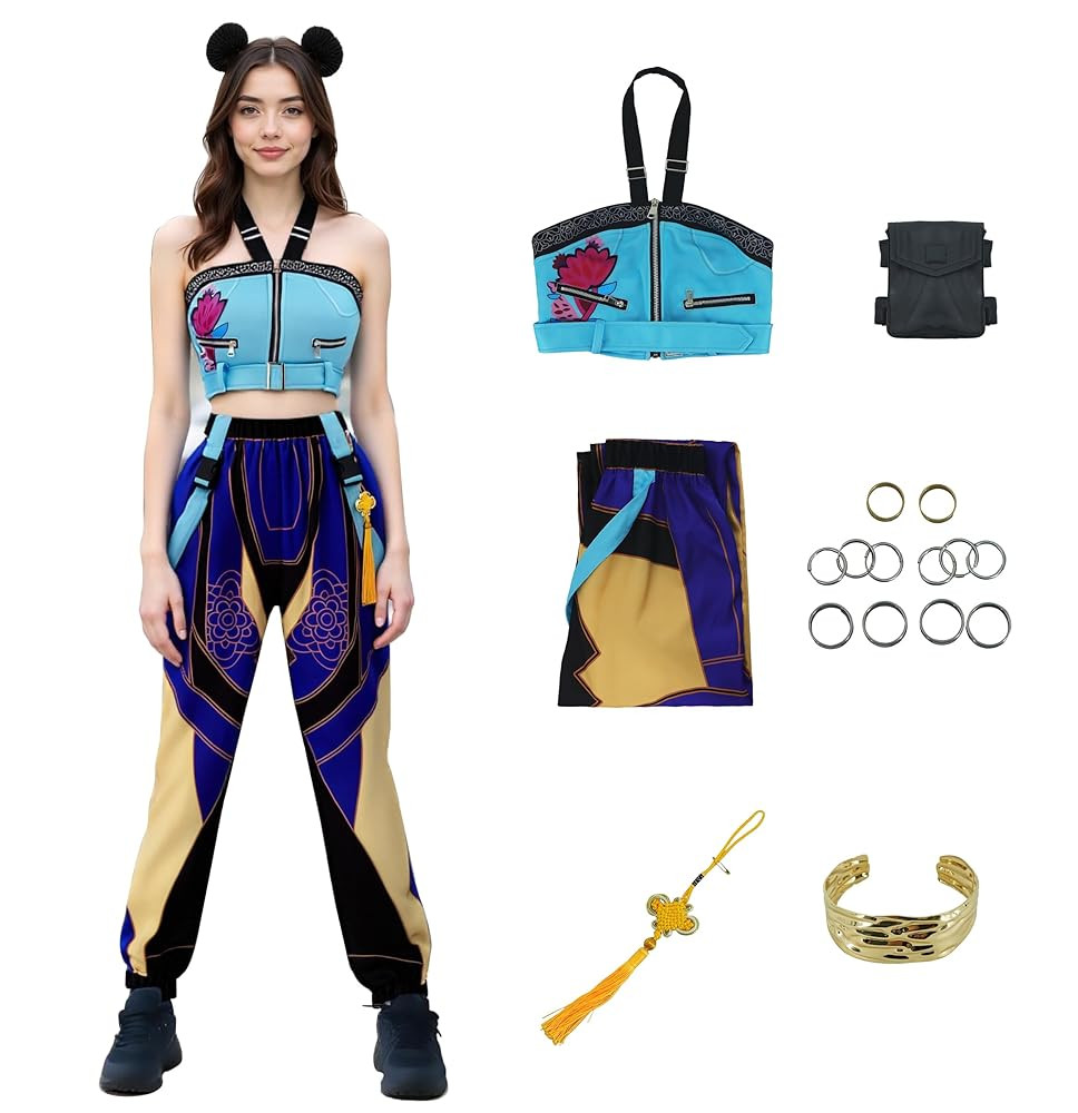 Women Anime Singer Cosplay Costume Halloween Performance Deluxe Suit | Amazon (US)