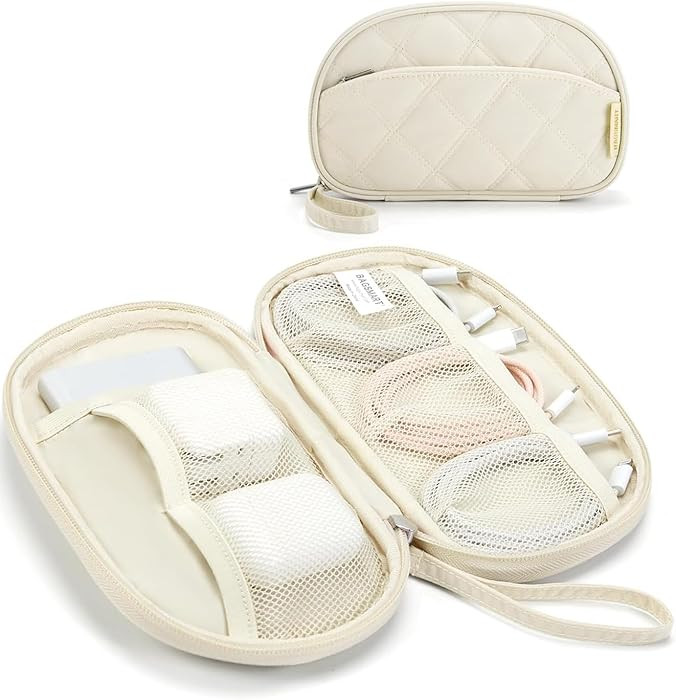 BAGSMART Cord Organizer Travel Cable Bag, Compact Tech Electronic Organizer Travel Case, Essentia... | Amazon (US)