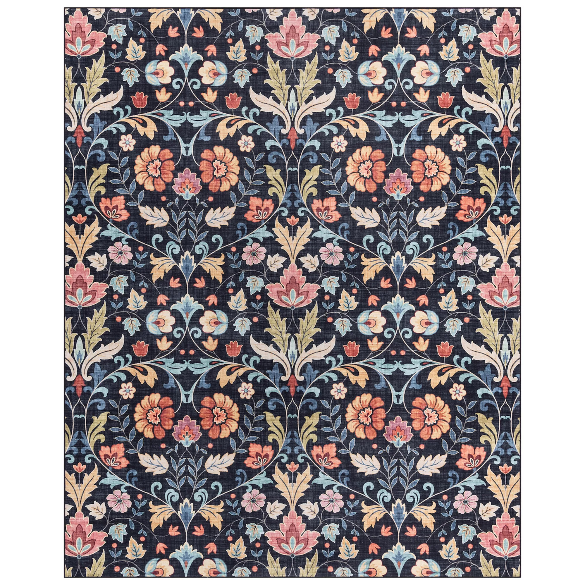 Gertmenian Crystal Print Verner Transitional Floral Multi Runner or Area Rug | Kohl's