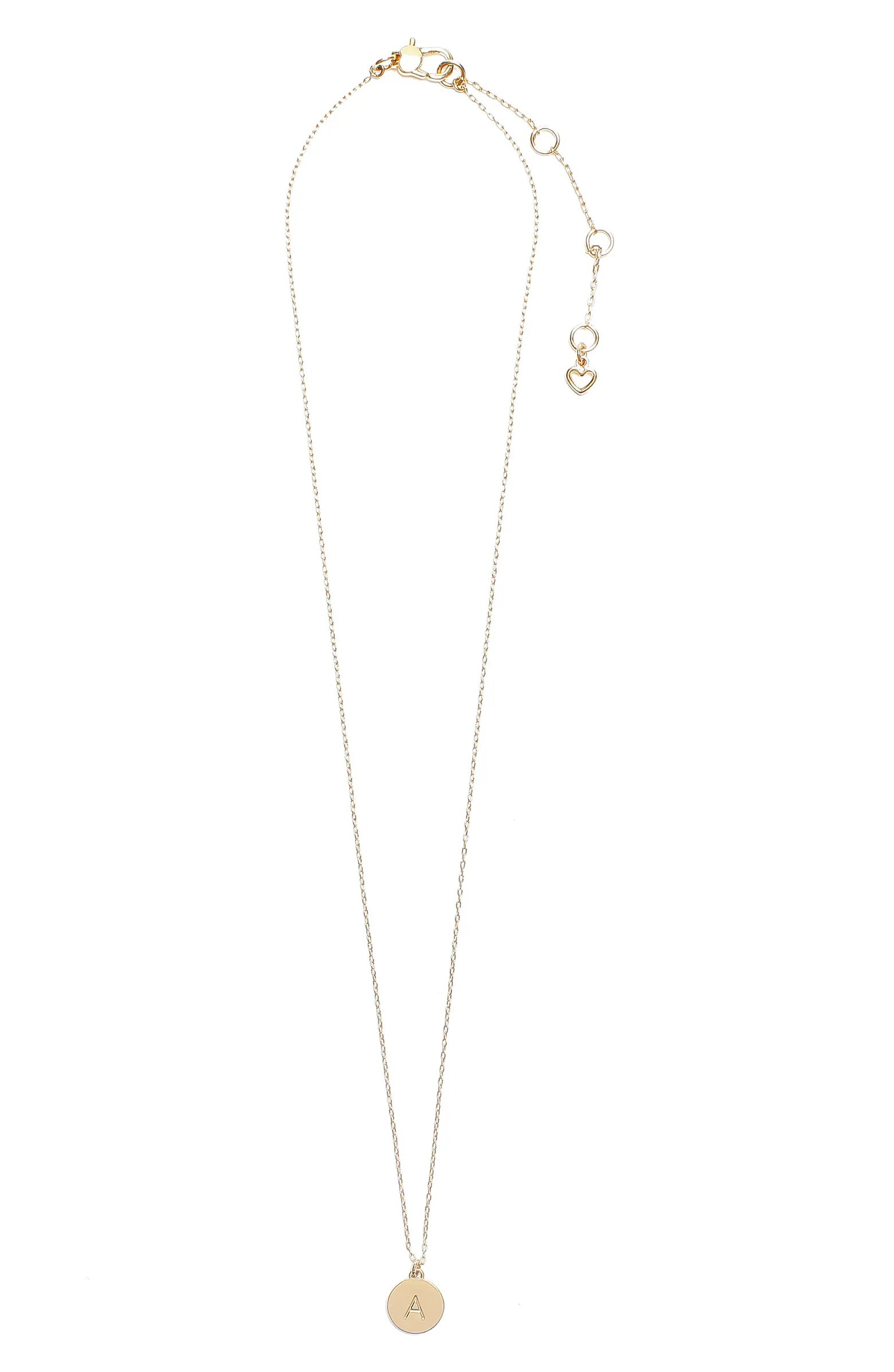 mini initial pendant necklace | Nordstrom