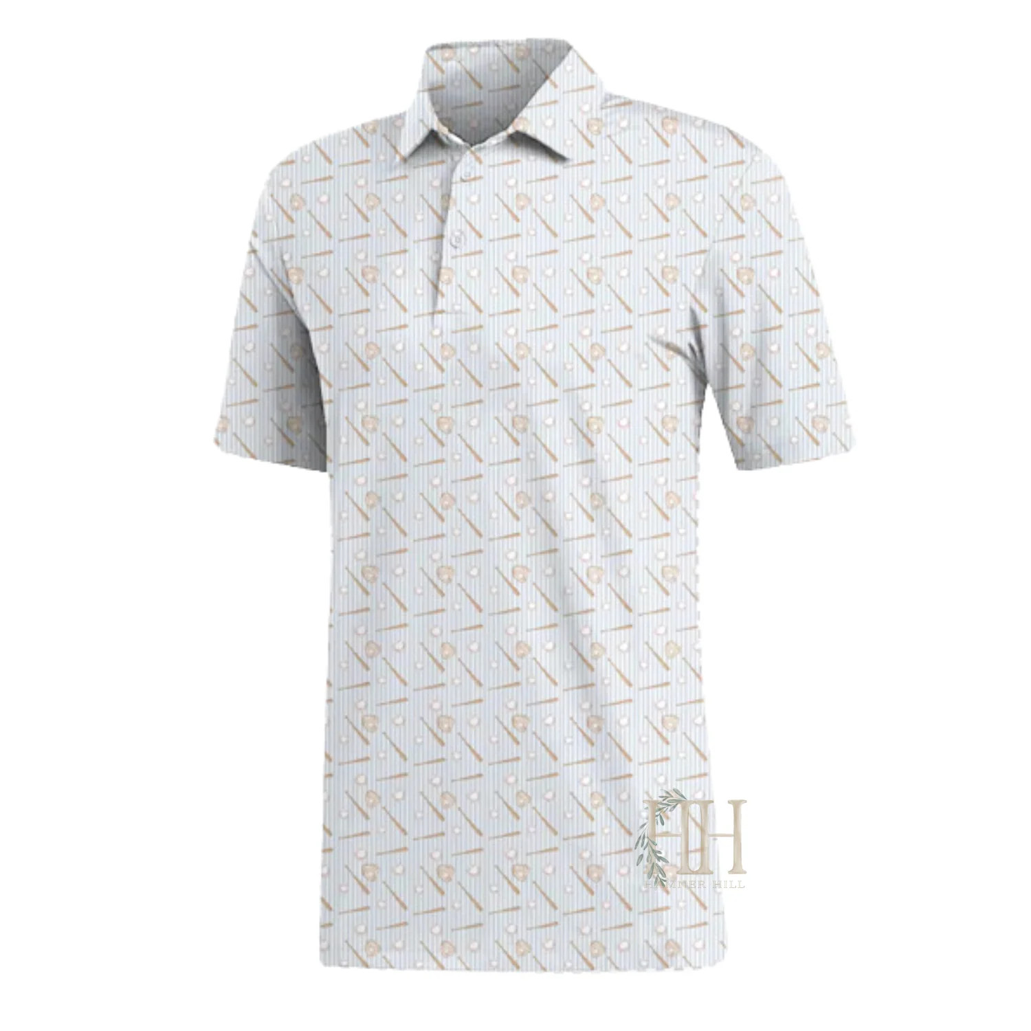 Mens Baseball Performance Polo | Hamner Hill