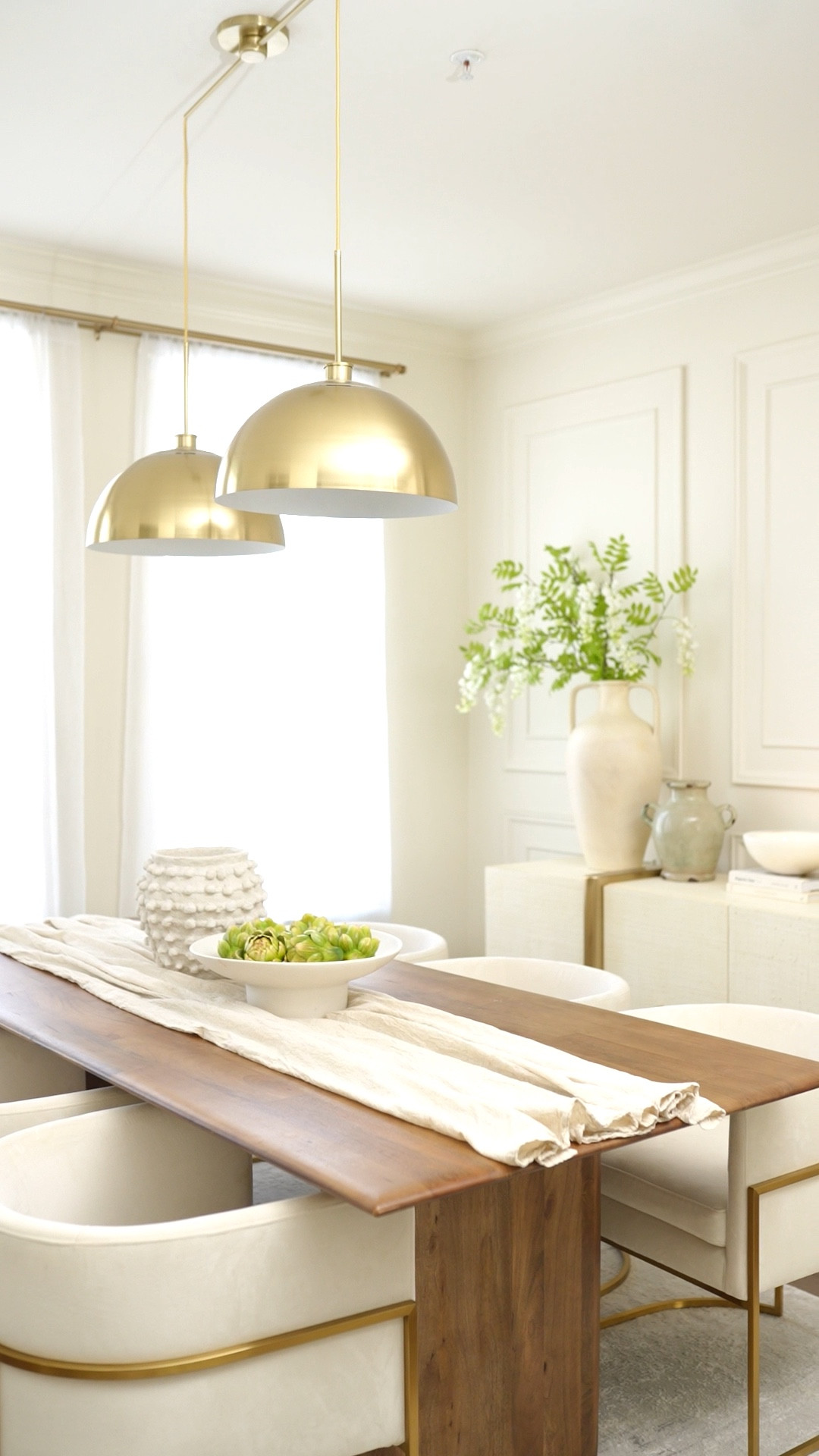 My dining room currently 🌱 neutral home decor , dining room decor , spring refresh, home refresh, faux stems 

#LTKhome #LTKSeasonal #LTKVideo