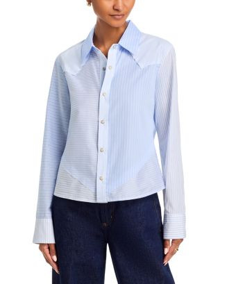 CISSA Scrappy Stripe Classic Western Shirt | Bloomingdale's Women | Bloomingdale's (AU)
