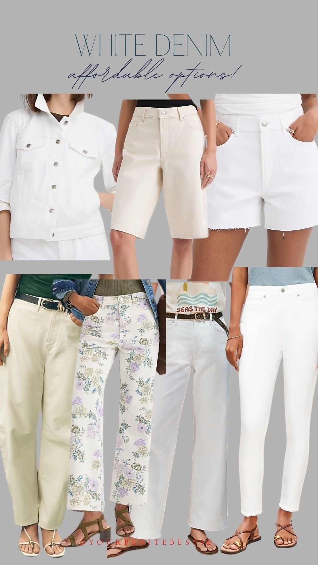 Affordable white denim options!! Petite sizes!!

#LTKPetite #LTKSaleAlert #LTKootd