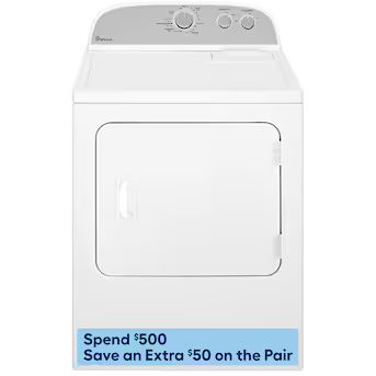 Whirlpool 7-cu ft Electric Dryer (White)Item #670009 |Model #WED4815EW | Lowe's