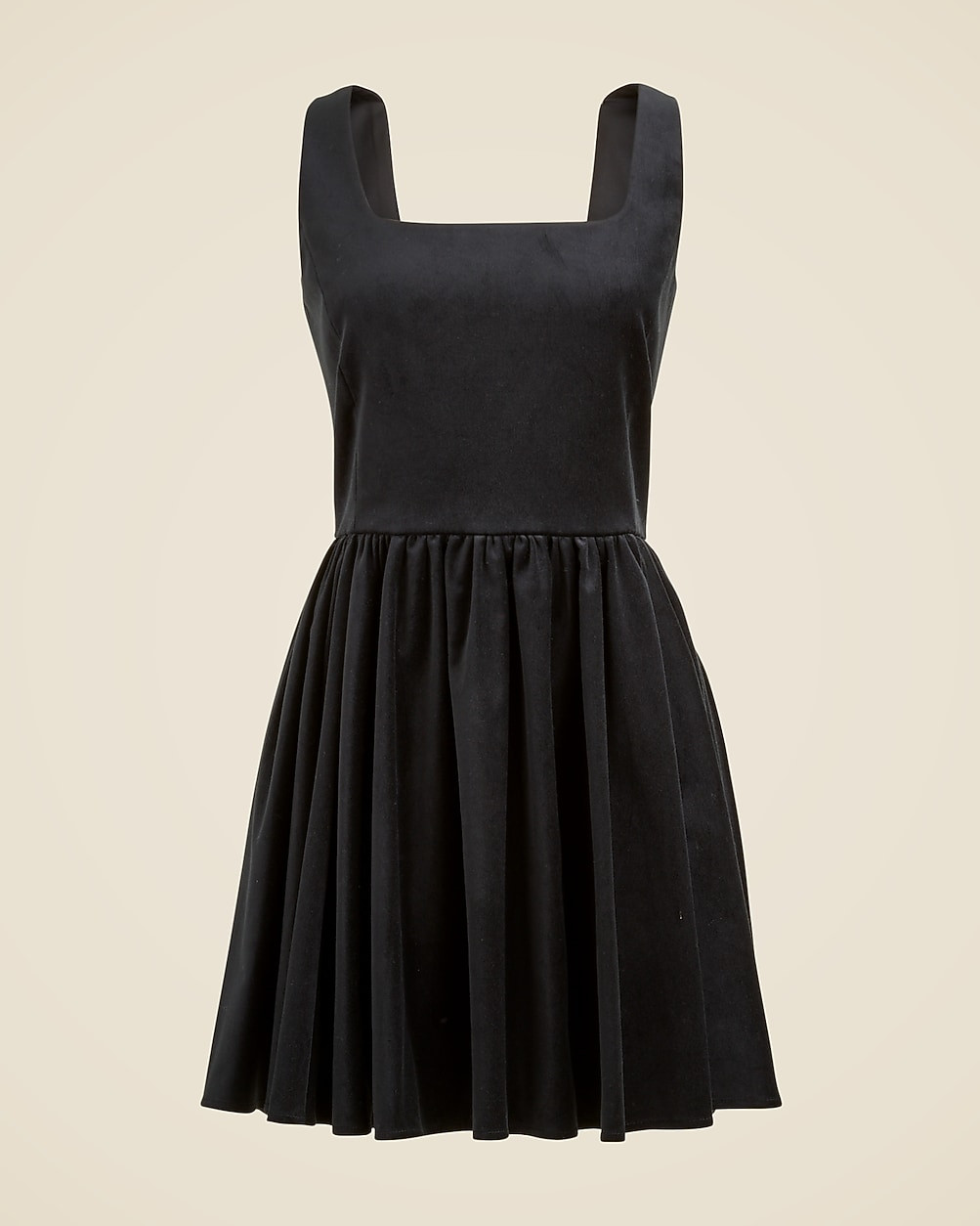 Fit-and-flare mini dress in velvet | J. Crew US