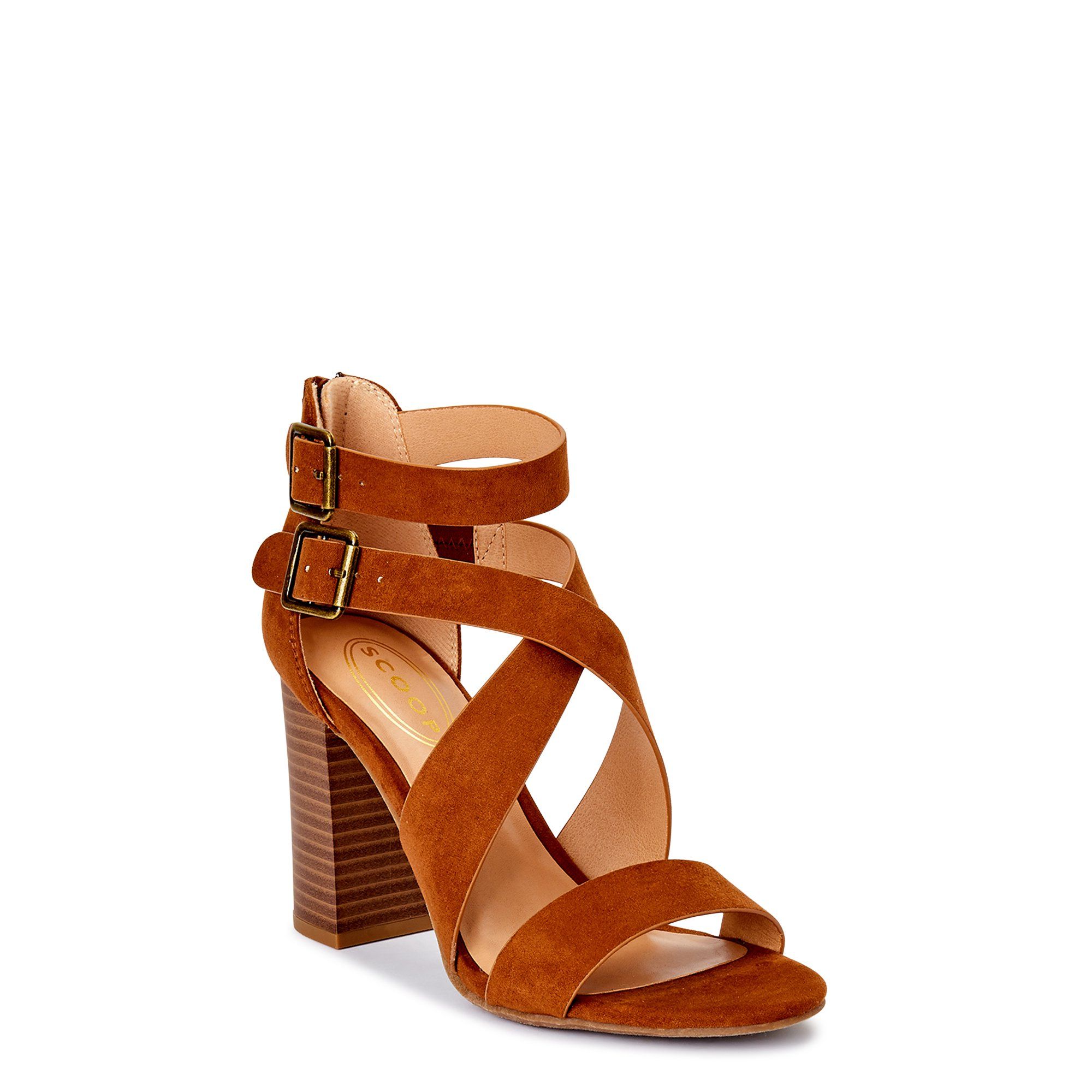 Scoop Women’s Gladiator Block Heel Sandal | Walmart (US)