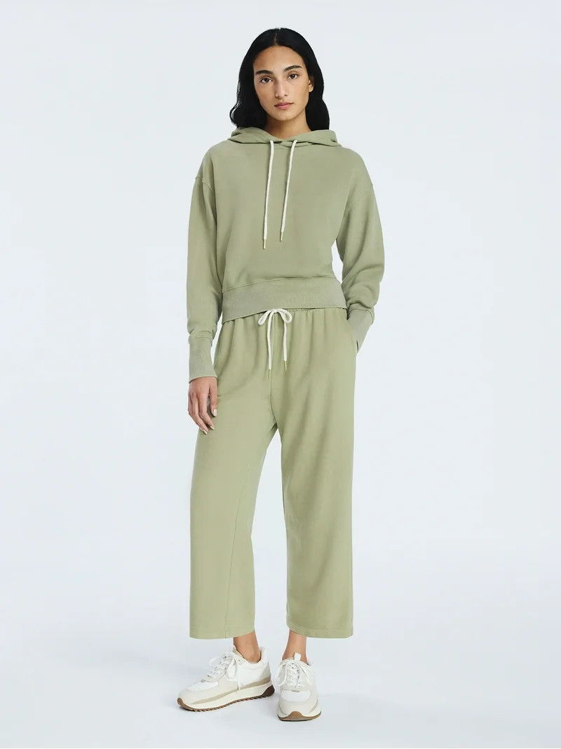 Free Assembly Women's and Women's Plus Cropped Sweatpants, 23" Inseam, Sizes XS-4X | Walmart (US)