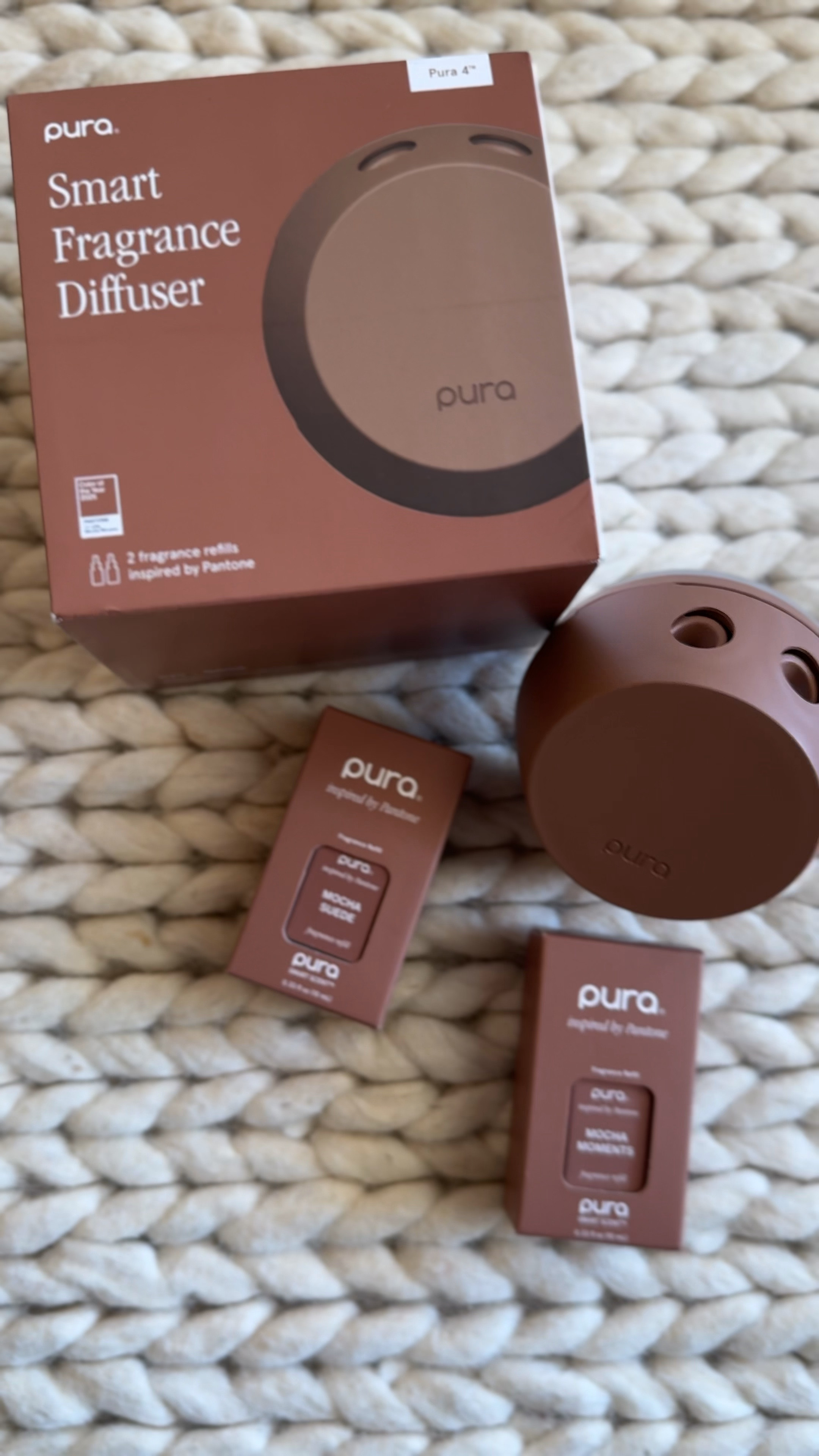 Pura x Pantone — This limited edition set features a Pura 4™ smart fragrance diffuser in the Pantone Color of the Year 2025 as well as two exclusive fragrances—Mocha Moments and Mocha Suede—inspired by the sophisticated hue.


Pantone - Brown - Neutral Home - Diffuser - Home Fragrance 


#LTKHome #LTKFamily #LTKGiftGuide