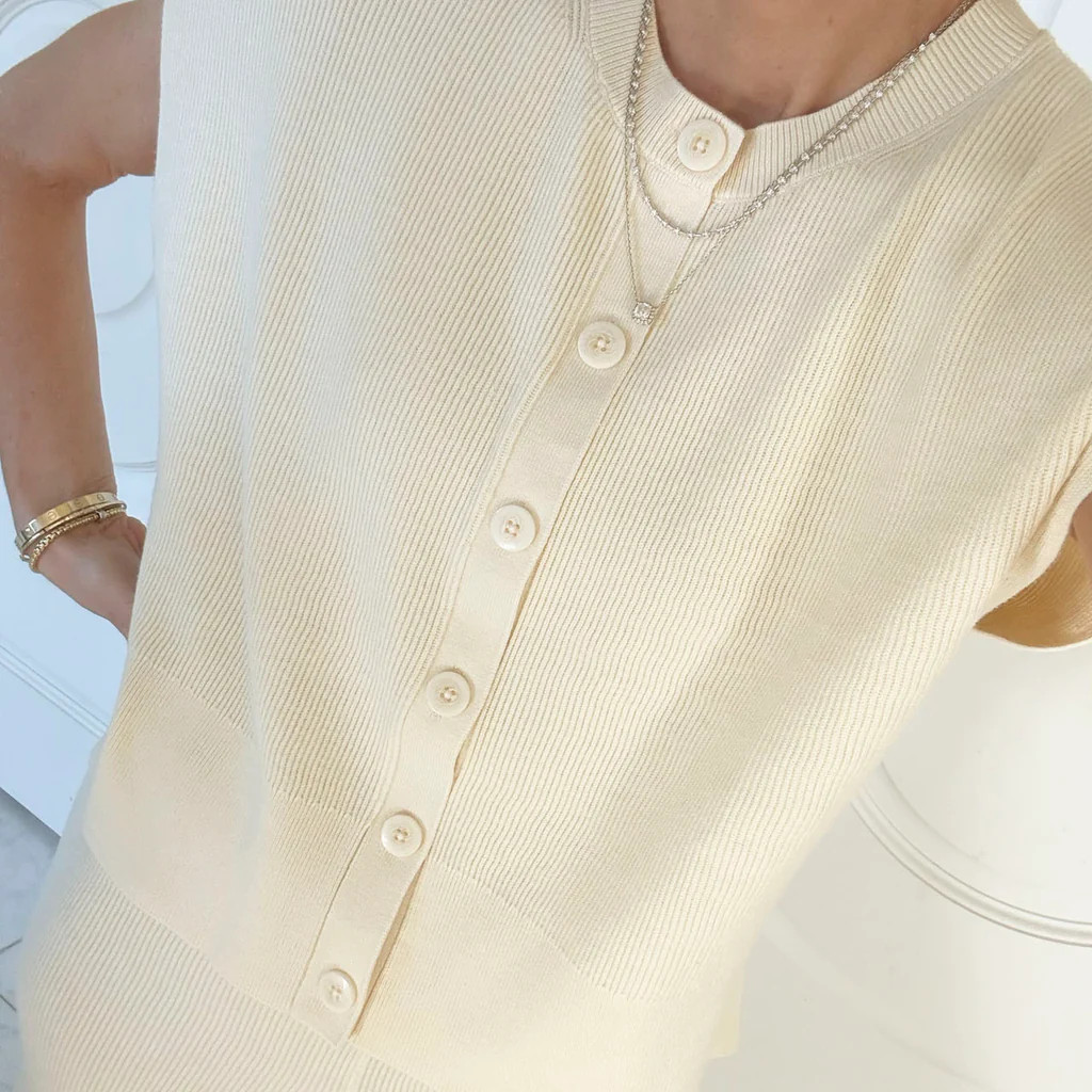 Splendid x @Cellajaneblog Sleeveless Cardi | Splendid