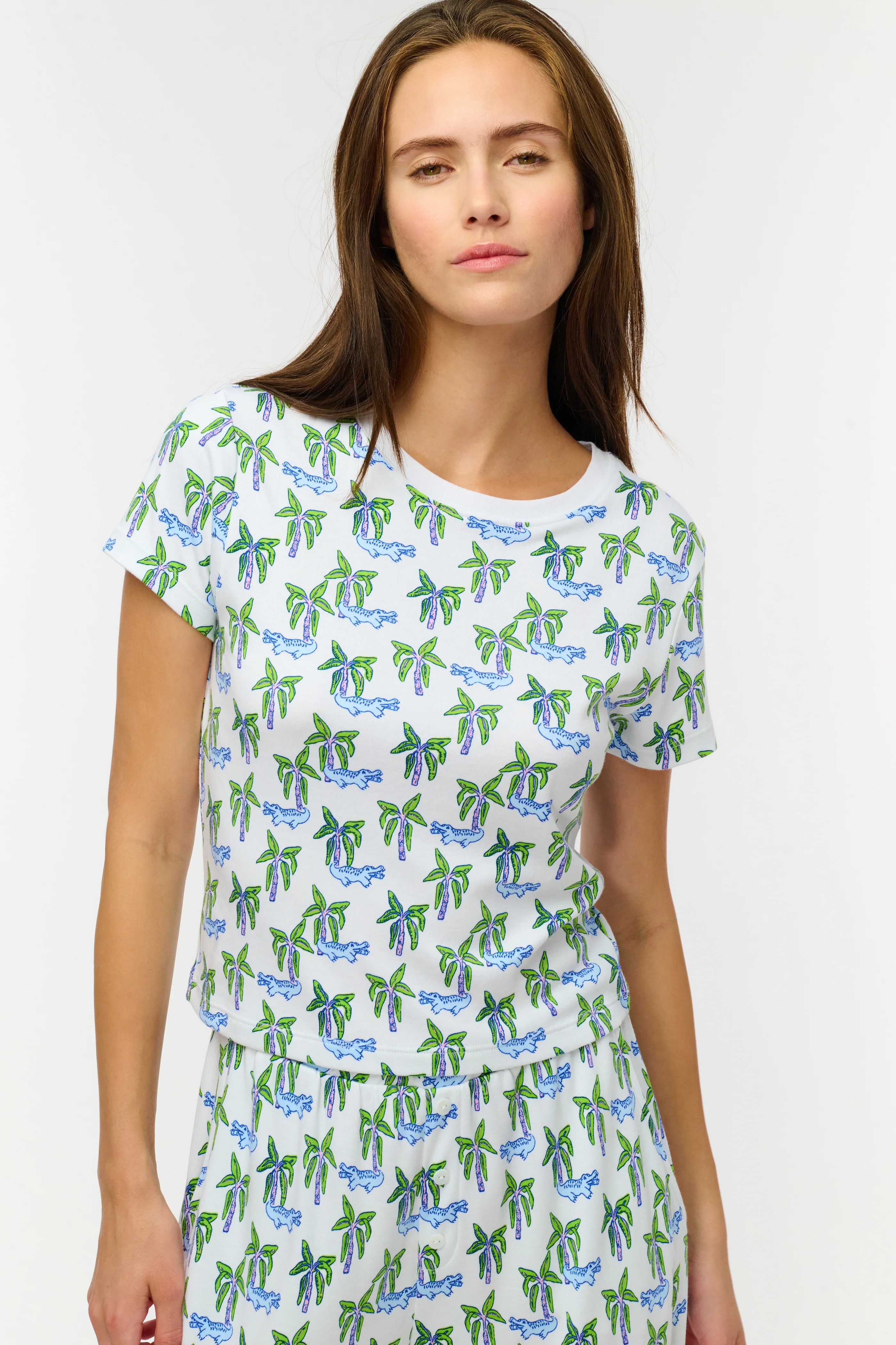 Snappy Palms Baby Tee | Roller Rabbit