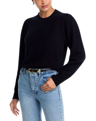 AQUA Puff Sleeve Sweater - Exclusive  | Bloomingdale's Women | Bloomingdale's (US)