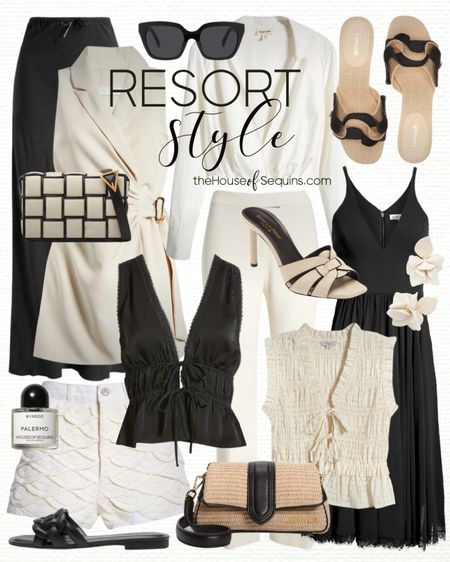 Shop these Nordstrom Vacation Outfit and Resortwear finds! Resort travel outfit. Maxi skirt, midi dress, satin skirt, Farm Rio Crochet shorts, peplum top, romper, crop top, raffia sandals, Bottega padded cassette, straw bag, Jacquemus Le Petit Bambimou and more! 

#LTKstyletip #LTKtravel #LTKitbag