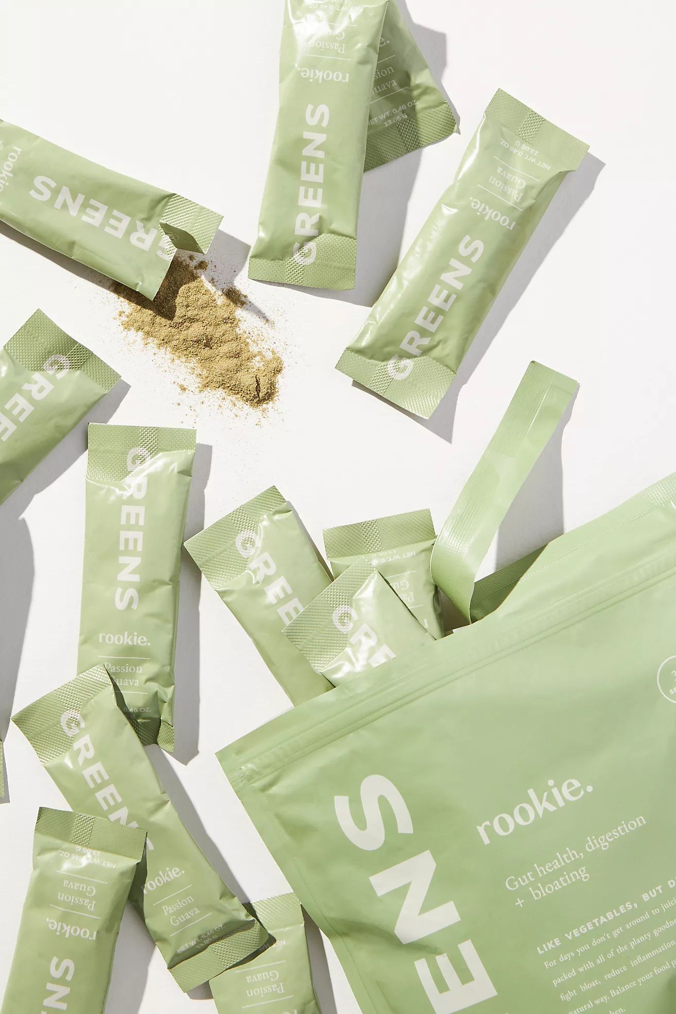 Rookie Wellness Greens + Superfoods Supplement Stick Packs | Anthropologie (US)