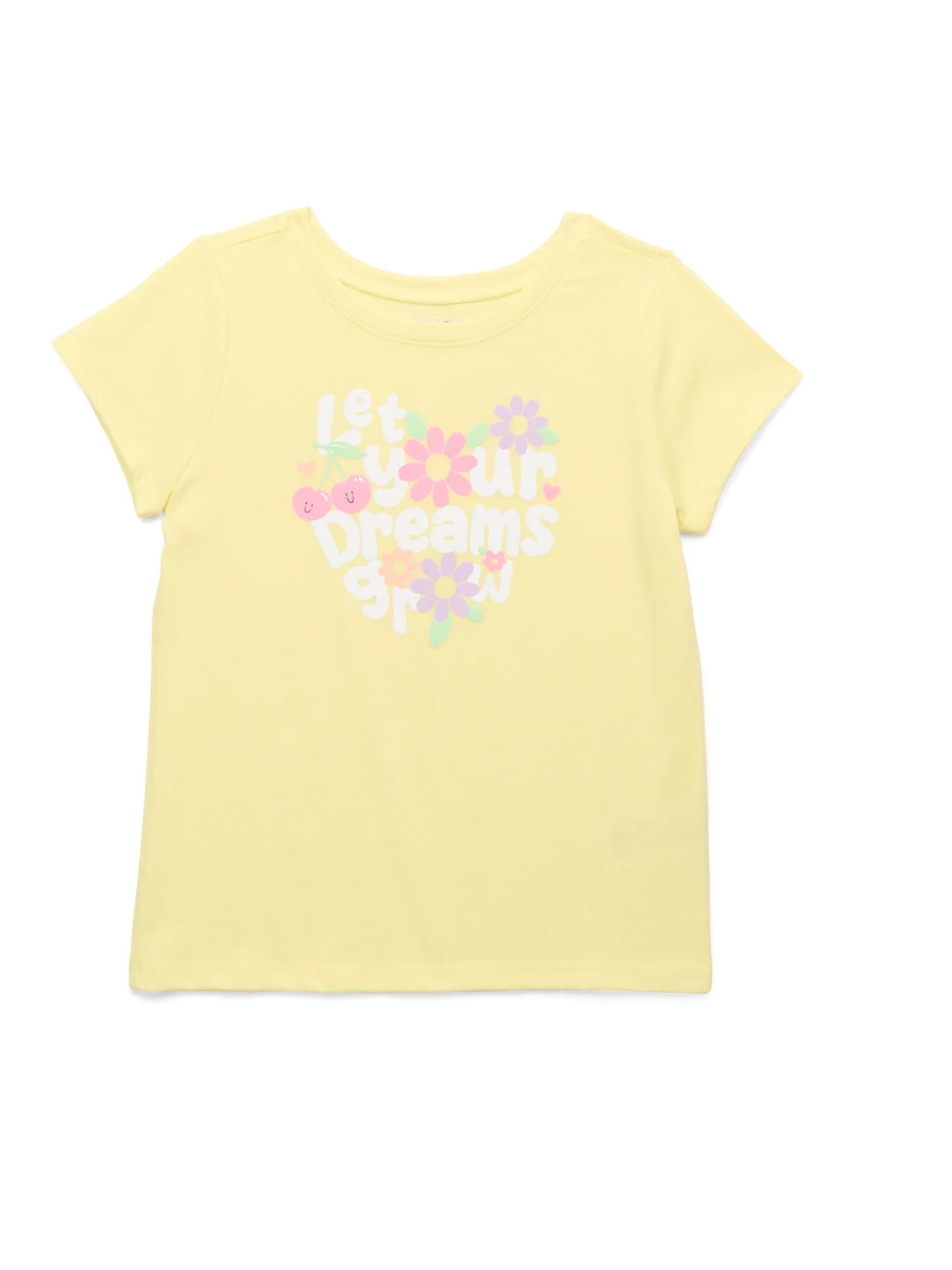 Garanimals Toddler Girls Graphic Tee with Short Sleeves, Sizes 18M-5T | Walmart (US)