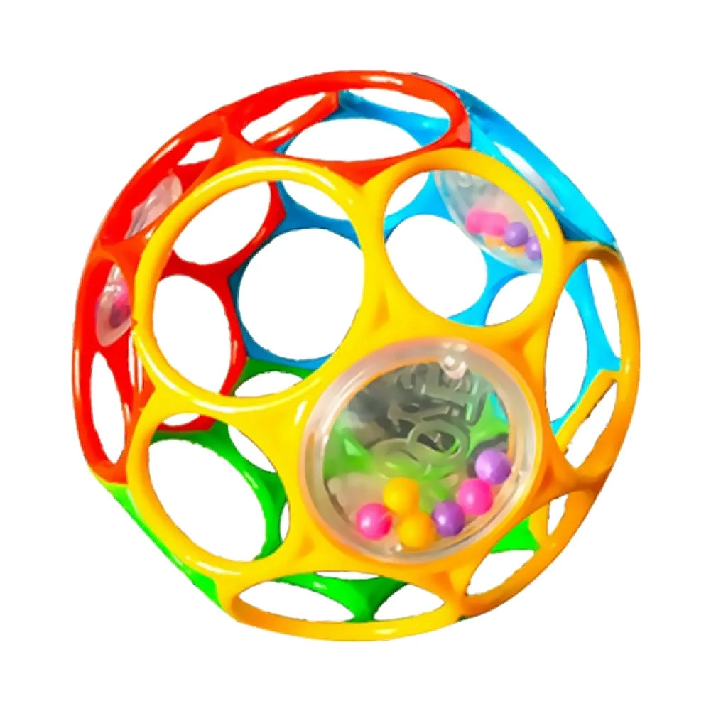 Mjtgch Baby Grasping Ball Oball Grabber Ball Hole Rattle Hand Catching Soft Ball Toys | Walmart (US)