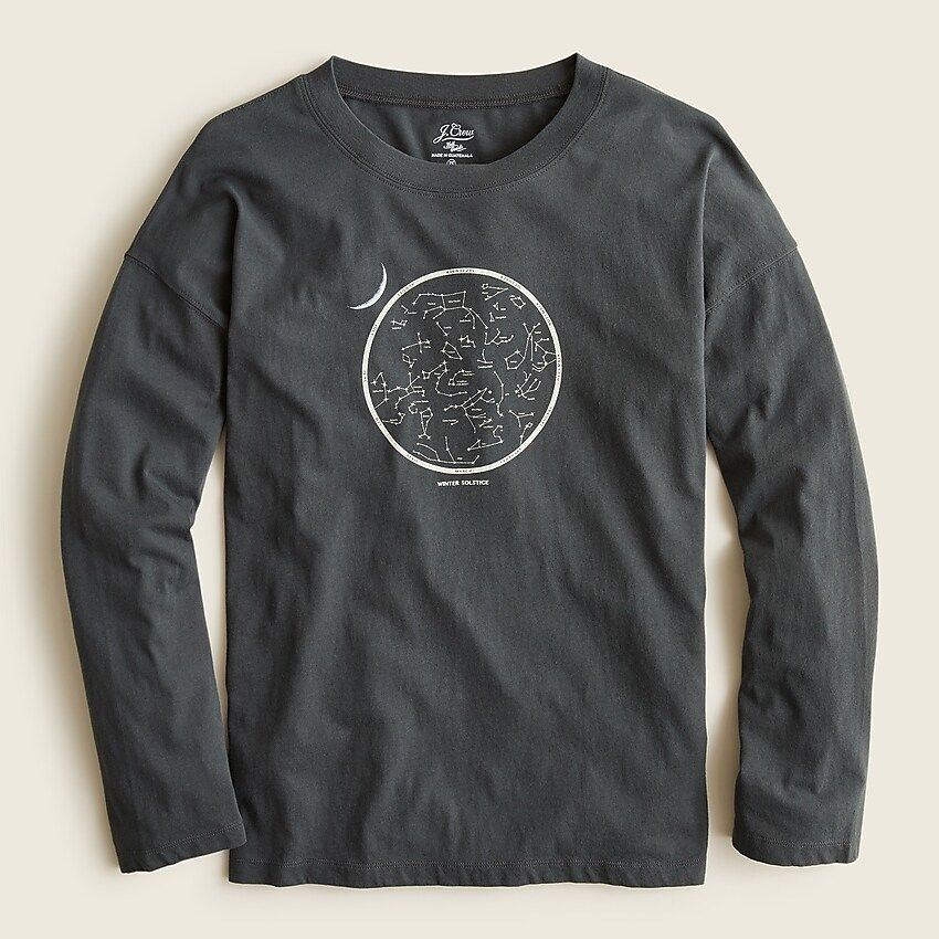 Long-sleeve constellation T-shirt | J.Crew US