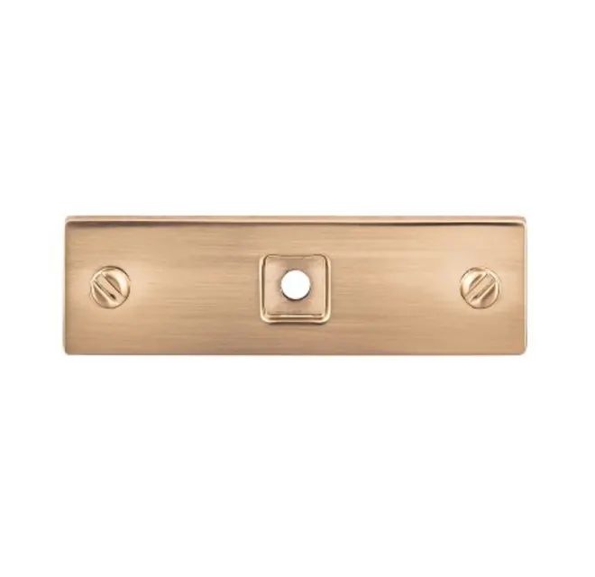 Top Knobs Channing 3 Inch Long Cabinet Knob Backplate from the Barrington SeriesModel:TK741HBfrom... | Build.com, Inc.