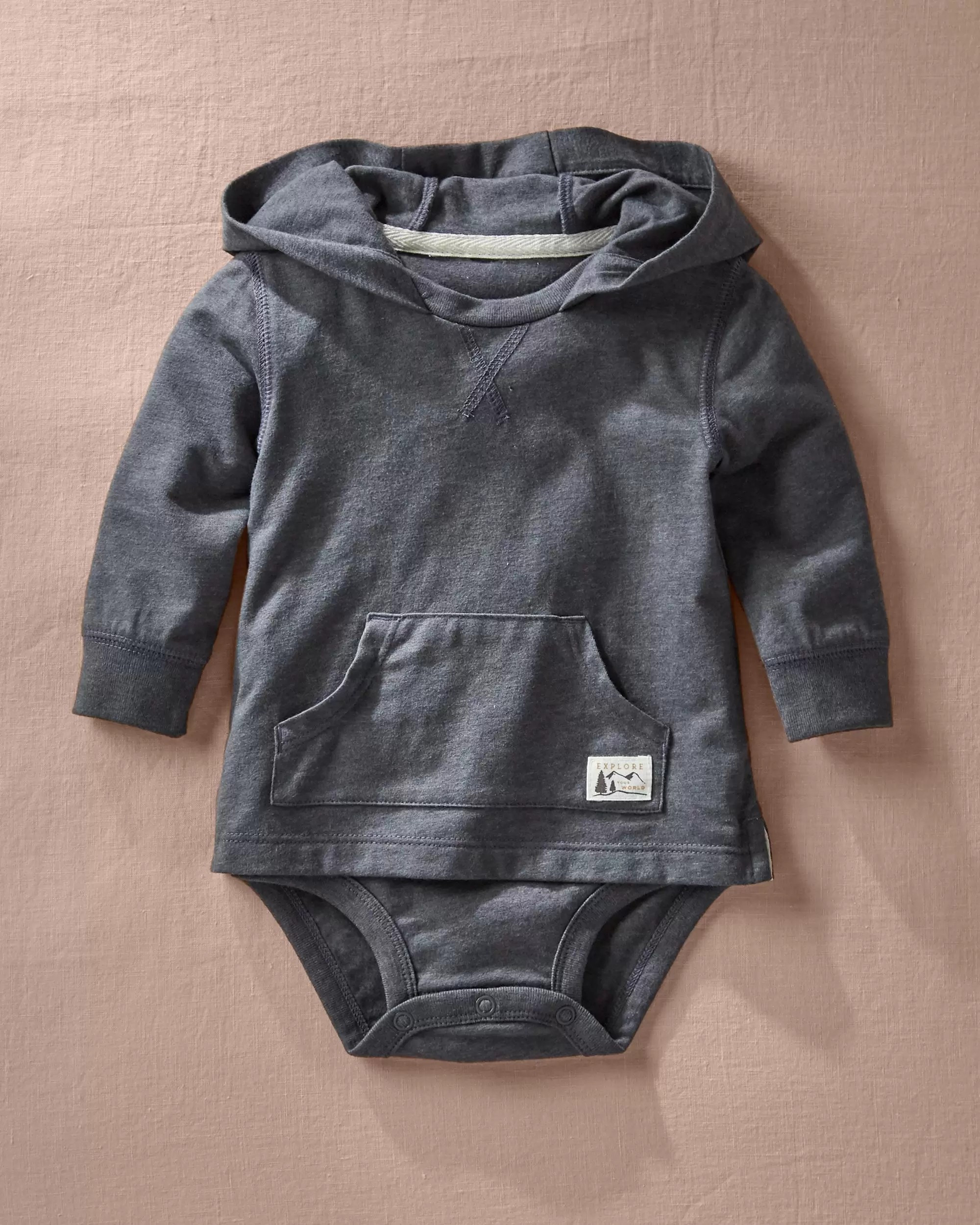 Long-Sleeve Explorer Hoodie Bodysuit | Carter's