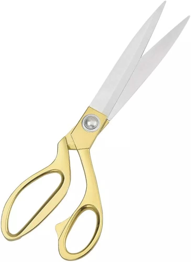 SIRMEDAL Professional Heavy Duty Tailor Scissors 8 Gold Stainless Steel  Dressmaker Shears(Gold)