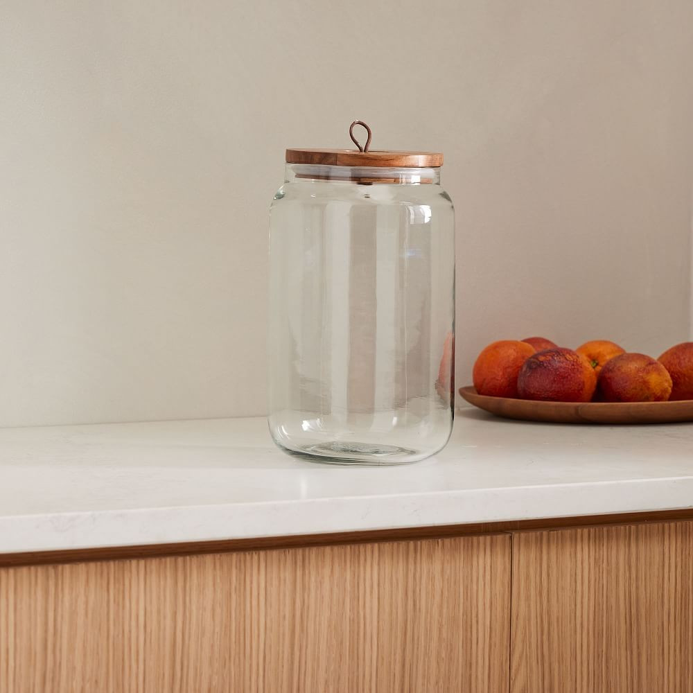 Canyon Glass Canisters, Medium | West Elm (US)