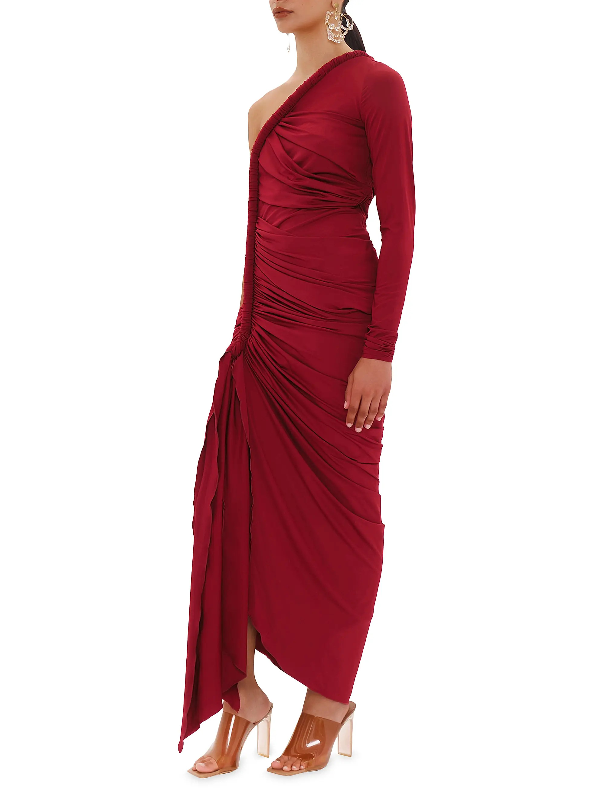 Turi Ruched One-Shoulder Maxi Dress | Saks Fifth Avenue