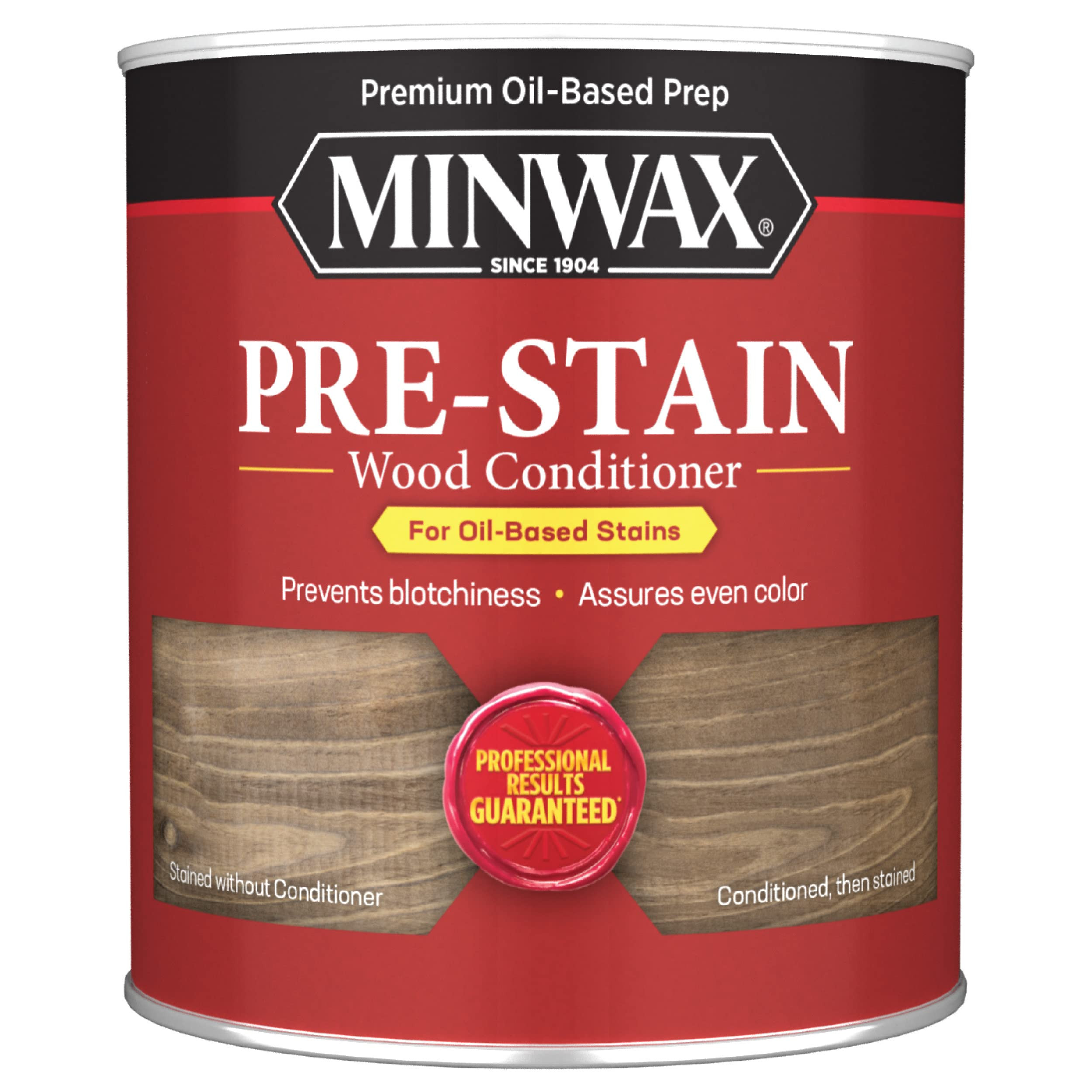 Minwax 61500444 Pre-Stain Wood Conditioner, Clear, 1 Quart | Amazon (US)