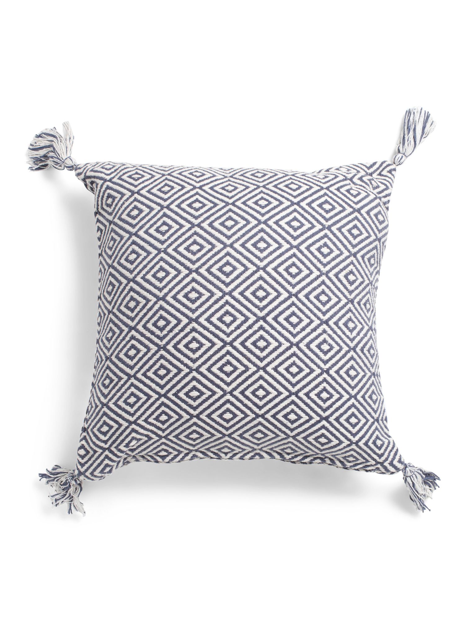 20x20 Indoor Outdoor Geo Woven Pillow | TJ Maxx