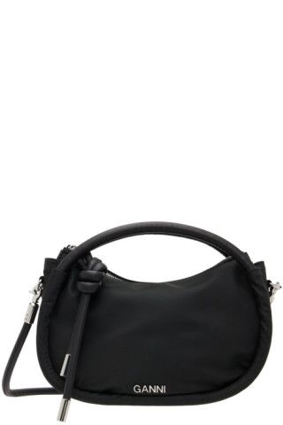 Black Knot Baguette Shoulder Bag | SSENSE