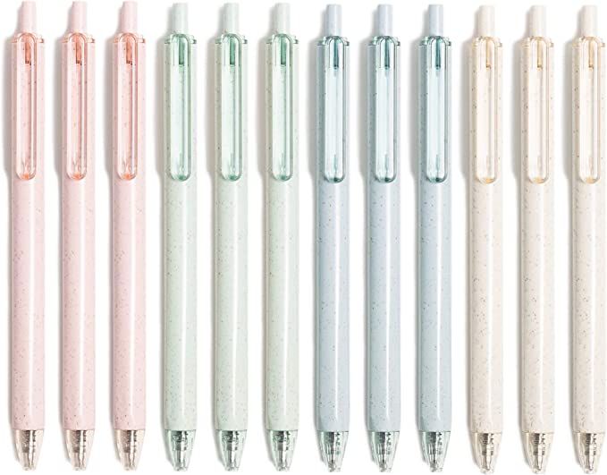 U Brands U-eco Pastel Speckle Gel Click Pens, 12 Count (3142U01-24) | Amazon (US)