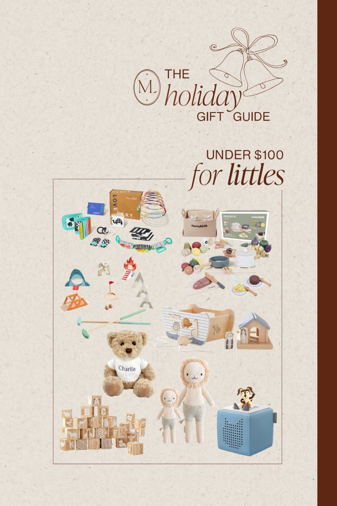 Holiday gift guide | for littles: under $100
•
•
•
Holiday gift guide, gifts for baby, gifts for newborn, gifts for niece, gifts for nephew, gifts for infant, gifts for expecting parents, gifts for pregnant, gifts for new parents, gifts for friend, secret santa, unique gift idea, home decor gift, different gift ideas, gifts for kids 

#LTKbump #LTKbaby #LTKGiftGuide