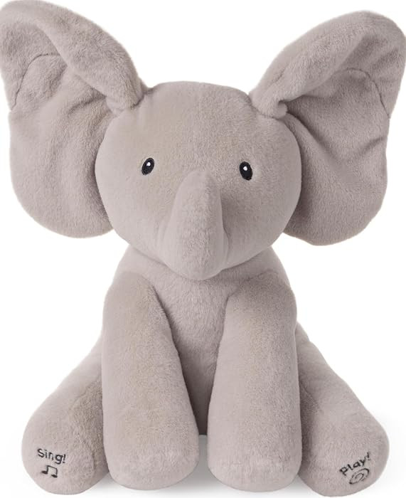 GUND Baby Animated Flappy the Elephant Plush, Singing Stuffed Animal Baby Toy for Ages 0 and Up, ... | Amazon (US)