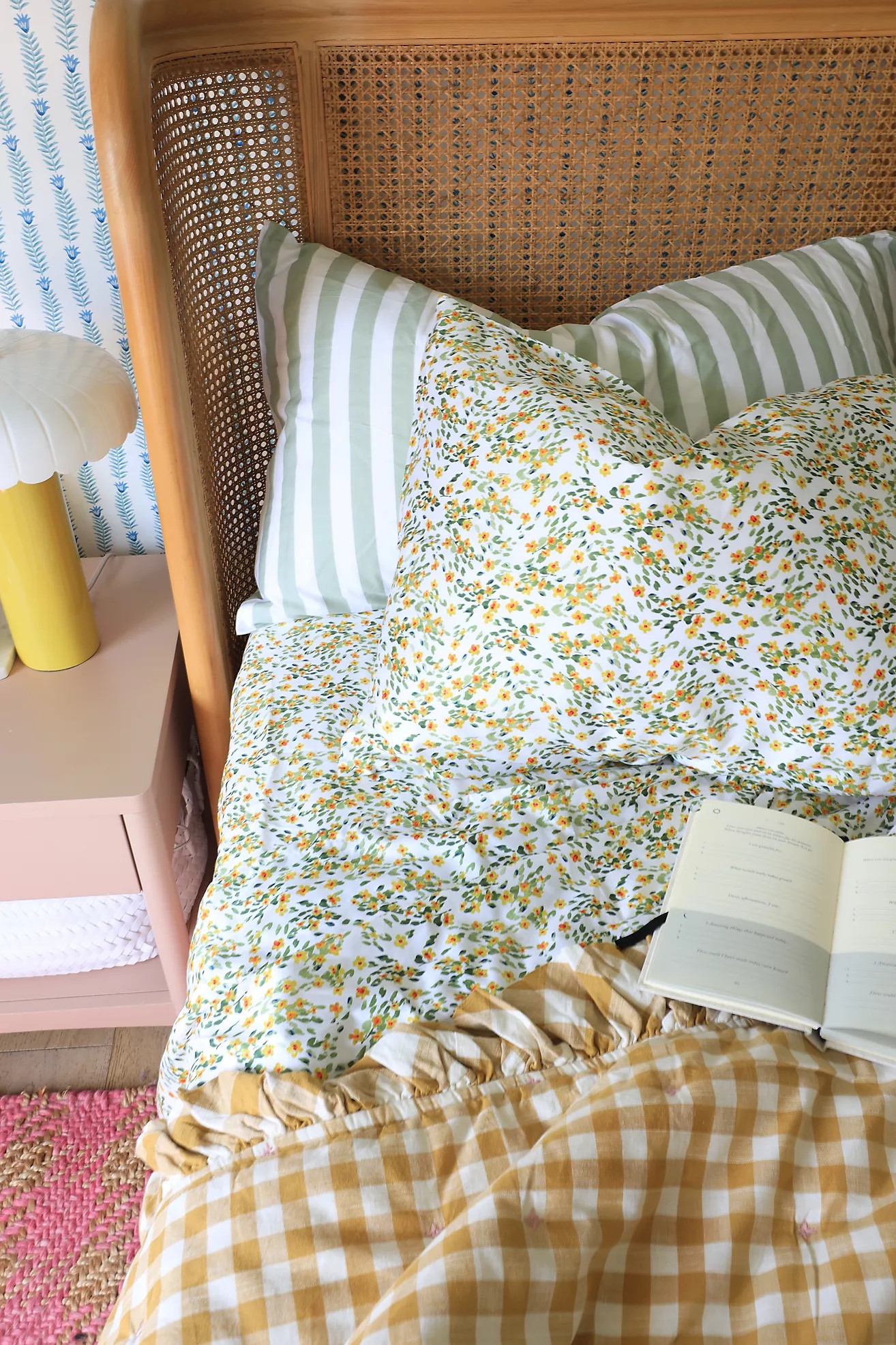 @nestingwithgrace Cotton Sateen Floral Printed Sheet Set | Anthropologie (US)